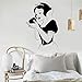 Produktbild RPCBZ Vinyl Kreative Wandaufkleber Kinderzimmer Baby Zimmer Kindergarten Cartoon Schneewittchen Kunst Aufkleber Abnehmbare Prinzessin Wandkunst Wanddekoration Grill Dekoration 58 * 88 cm