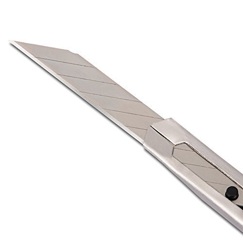 FOSHIO Abschließbares 9mm Gebrauchsmesser mit 30 Grad Carbon Steel Snap-Off Ersatzklingen Auto Wrap Cutter Craft Messer Tint Film Handwerkzeuge - 3