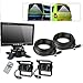 Produktbild BTdahong 120° Auto 18 IR LED Hinter Rückfahrkamera + 7 Zoll TFT wasserdichte Nachtsicht LCD HD Monitor + 15M Kabel, Nachtsicht Rückfahrsystem 4Pin, Rückfahrkamera Auto-Rück
