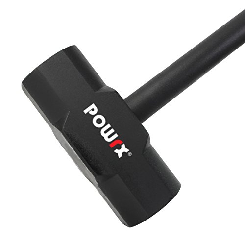 Gym Hammer Gewichthammer von POWRX – 6 kg bis 30 kg – Schwarz – Functional Fitness - 4