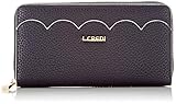  L.CREDI Damen Cleo Geldbörse, Blau (Marine), 2x10x19 cm