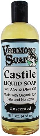 Vermont Soapworks - Aloe Castile Liquid Soap Unscented - 16 oz.