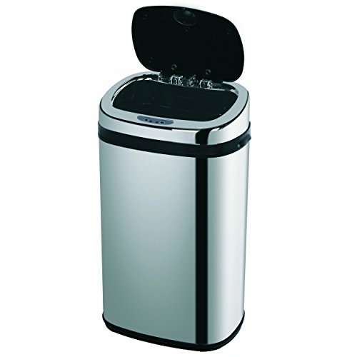 MSV Edelstahl Automatik Sensor Mülleimer Abfalleimer - Automatische Öffnung - 42 Liter MSV Edelstahl Automatik Sensor Mülleimer Abfalleimer - Automatische Öffnung - 42 Liter