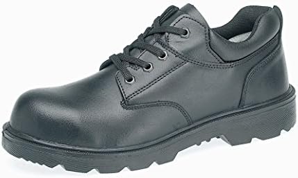 Capps LH833SM Unisex Black Water Resistant Smooth Leather Gibson Safety Shoe With Steel