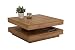 Produktbild Funktionscouchtisch Ben, Dekor Wotan Eiche, 360° drehbar, 78 x 78 x 34 cm