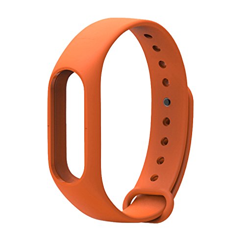 COOSA Correa de Recambio Brazalete Extensibles coloridos impermeables para reemplazo Pulsera XIAOMI Wireless Recambio para Pulsera Inteligente XIAOMI MI band 2  sin Rastreador de actividad   gris verde naranja rojo negro  para xiaomi pulsera inteligente 2 