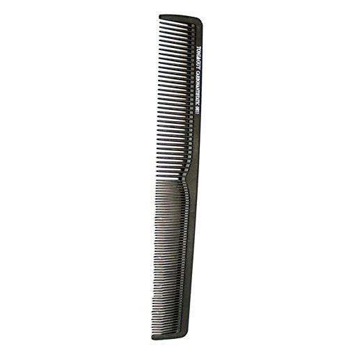 Anti-Static Heat ResistingLong Carbon Professional Hairdresser's Cutting Comb - Carbon Fibre for Strength & Durability