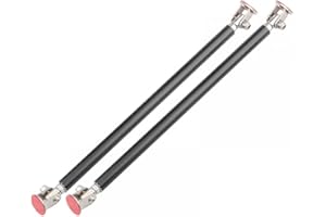 MIOYOOW 2 barre di supporto per labbra, autoadesive, regolabili, per la modifica dell'auto, robusto, leggero, in lega di alluminio, per la maggior parte dei veicoli