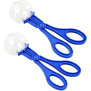 Zhhlinyuan Pet Kot Clip Long Handle Pick Up Feces Clip for Small Animals Houses Cleaning Turtle Lizard Spider Cricket Cockroach Hermit Crab and So On