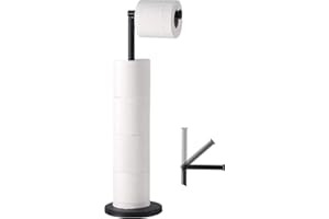 Toilettenpapierhalter Stehend AIQII Klopapierhalter stehend Edelstahl 304 WC Rollenhalter Toilettenpapier Aufbewahrung 17 x 56.5 x 15cm für Badezimmer Lagerung