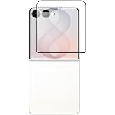 PSR Aksesuar Samsung Galaxy Z Flip 8 ile Uyumlu Ekran Koruyucu 5D Tam Kaplayan Temperli Cam Antistatik Parlak