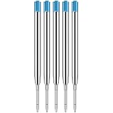 Ballpoint Pen Replacement 5 Ballpoint Pencil Replacement Blue Metal Ballpoint Pen Inside School Office Gel Pen Inside Blue