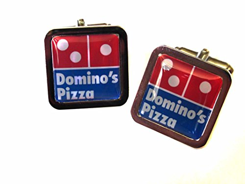 Dominos Chrome Cufflinks