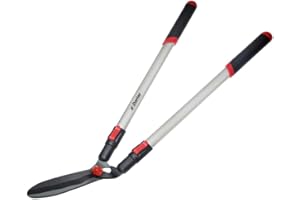 Darlac Telescopic Lawn Shear – Incredibly Lightweight & Razor Sharp – Flip-Lok Action Extendable Handles – Ideal Grass Cutter & Lawn Edging Tool – Blade 230mm Approx