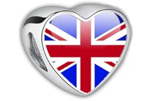 2Burned Love Heart Photo Alloy Zinc Bracelet Charm Bead Gift Fit Pandora