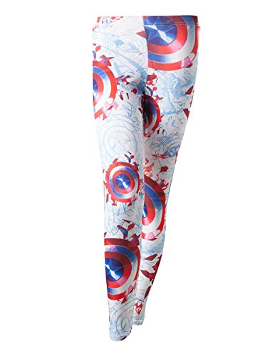 Preisvergleich Produktbild Captain America Shield Logo Leggings Allover L