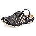 Produktbild Clogs Herren Pantoletten Sommer Hausschuhe rutschfest Gartenschuhe Badeschuhe Strand Aqua Slippers Schwarz Blau Gelb 40-45 Schwarz 44
