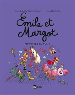 jaquette livre Émile et Margot, Tome 07: Monstres en folie !
