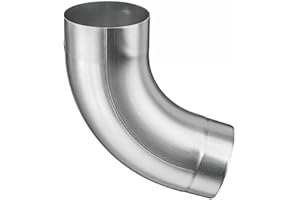 DACHRINNEN-SHOP.DE Zink-Fallrohrbogen DN 100/72 Grad