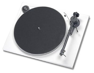 Pro-Ject ESSENTIAL Bianco Giradischi compreso di braccio e di testina Ortofon OM 3E prezzo scontato da Polaris Audio Hi Fi