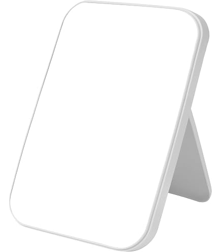 Miroir magnétique de 12,7 x 17,8 cm pour casier scolaire, salle de bain, réfrigérateur Miroir magnétique de 12,7 x 17,8 cm pour casier scolaire, salle de bain, réfrigérateur