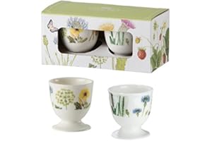 GILDE Set 2 Portauova in Porcellana (Wild Flower)