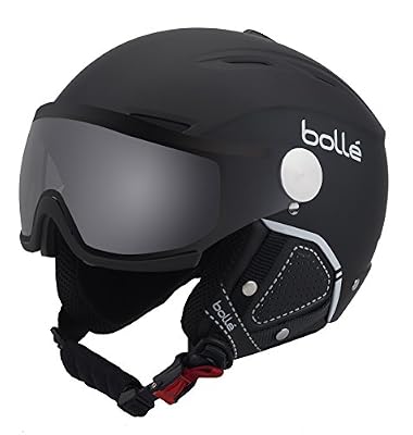 Bollé 31424 Casque de Ski Mixte Adulte, Soft Black/Blanc, 56-58 cm