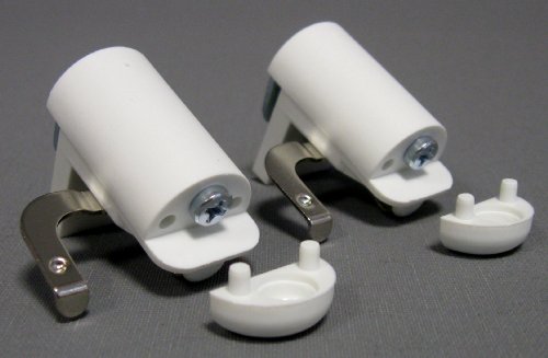 ps FASTFIX-Klemmträger für Jalousien (2 Stück) – Montage ohne Bohren direkt auf dem Fensterflügel Ihres PVC-/Kunststofffensters - 2