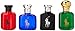 Ralph Lauren The World of Polo Fragrance Coffret: (Black, Bue, Green, Red Eau De Toilette) 4x15ml