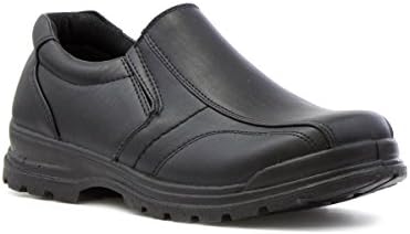 Trux Boys Black Slip On Shoe - Size 1 UK - Black