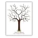Produktbild Wedding tree, Leinwand Herzbaum 003, Fingerabdruckbaum, Partyspiel, Ehebaum, Stempelbaum, Hochzeit (30x40)