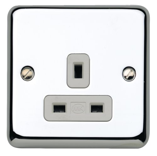 MK Chroma Plus K732PCR 13A 1-Gang Unswitched Socket