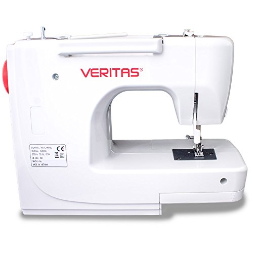 Veritas 1302 Josephine Nähmaschine, Kunststoff / Metall, Weiss / Rot, 38.5 x 17.5 x 28.0 cm - 2