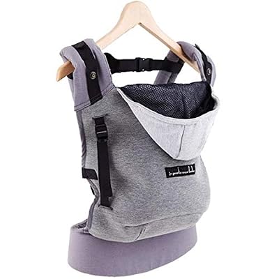 Love Radius Je porte mon bebe - Je porte mon bebe - hoodiecarrier coton - gris flanelle Hc43