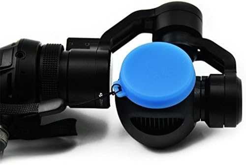 Penivo Silicone Lens Protective Cap Cover Case For DJI Inspire 1/Osmo Handheld Gimbal Camera Accessories (Blue)