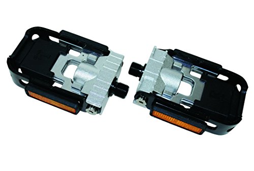 Taq-33 Alu Faltpedal PE26 - schwarz/silber
