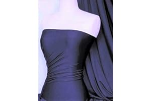 Supplex Sports 4 Way Stretch Lycra Fabric | 152 cm Wide | Sold by The Metre | Same Day Dispatch | by Tia Knight (Q50) (Ink Blue)