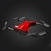 Produktbild Drohne Und Kamera, Wifi Control Mini Falttasche Drone Mit Druck Set High Und Headless Modi Für Kinder Geschenk,Red