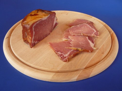 6 Stück SCHINKENTELLER Vesperbrett HOLZ MASSIV 28cm