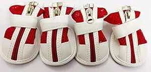 AB's Happy Paws Dog's Boots (4, Red)