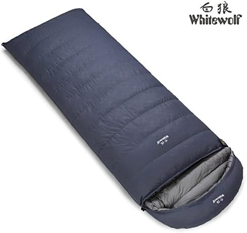 Mayihang Sleeping Bag Down Sleeping Bag Sleeping Bag Adult Outdoor Camping Envelope Ultra Light,Gray,800 Grams Of Duck