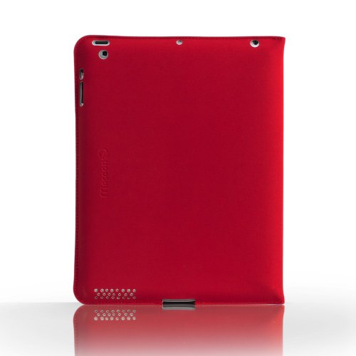 Schutzhülle für iPad 4, 3 & 2 SoftSkin Schutzhülle mit Sleep Wake up/Smart Cover Funktion rot - 5