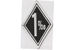 PATCH KING 1 prozenter 1% ER Outlaw diamantes motocicleta Biker MC Sotana parches