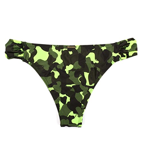 RELLECIGA Damen Bademode Push-up Triangel Bikini Brasil Style Criss Cross Bow Bottom - 6