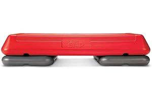 FREESTYLE STEP The Step Der Schritt Freestyle Plataforma aeróbica, 28.5 pulgadas de largo x 14.5 pulgadas de ancho x 4 pulgadas de alto, rojo/negro (91162)
