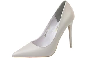 seiveini Femme Escarpins à Talons Aiguilles Bout Pointu Pompes à Talons Hauts Élégante Escarpins à Talons Hauts Sexy High Heels Chaussures de Soirée Cérémonie Mariage Fête