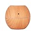 Produktbild WOBANGUSB Alle Holzmaserung,Mini Kleines flaches Dach Luftbefeuchter Ätherisches Öl Diffusor Aroma Lampe LED mit 7 Farben Nachtlicht Auto Lufterfrischer Luftbefeuchter (Khaki)