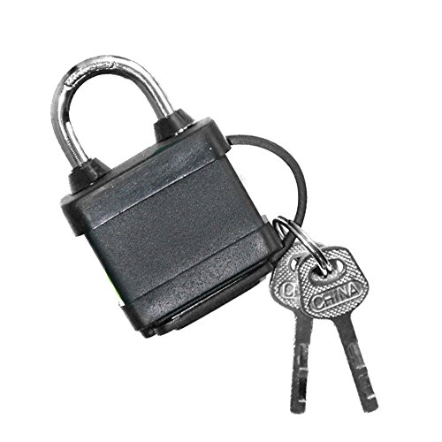 Water Proof Padlock prueba del agua candado 20 mm metereológica prueba Heavy Duty Steel Manila dos llaves outhouse laminado Bike coche conçue puerta Shed Caso Locker Equipaje entrouvrant