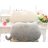 Weichem Plüsch Süße Katze Form Kissen kissenpolster Sofa Spielzeug Wohnkultur 5 Farbe (Grau) - 4