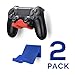 Produktbild Brainwavz PS4 Gamecontroller Wandhalterung (2 Stück) - Playstation 4 Game Controller Zubehör - Rot & Blau